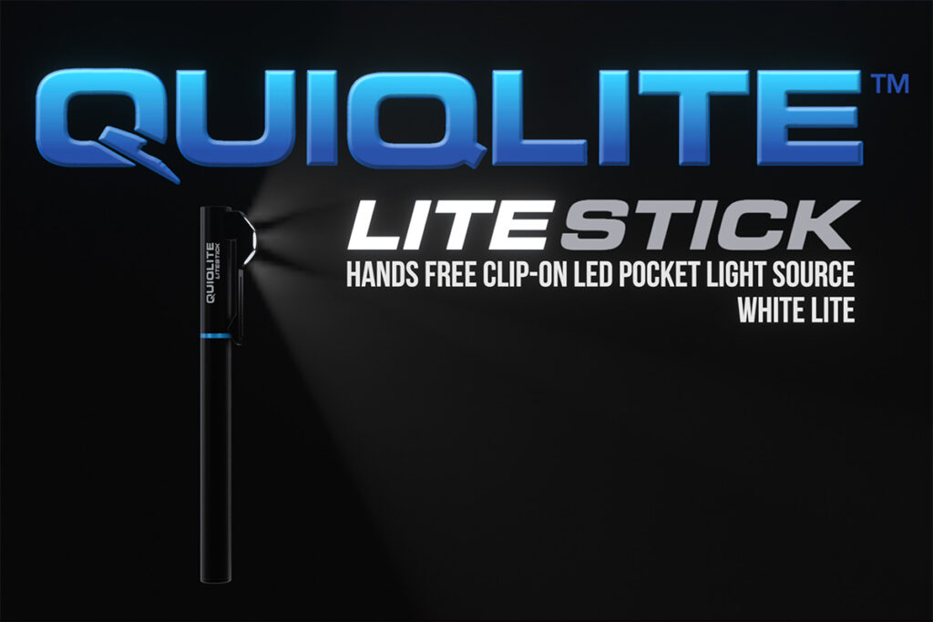 LiteStick WhiteLite LED Hands Free Clip-On Light QuiqLite Inc.